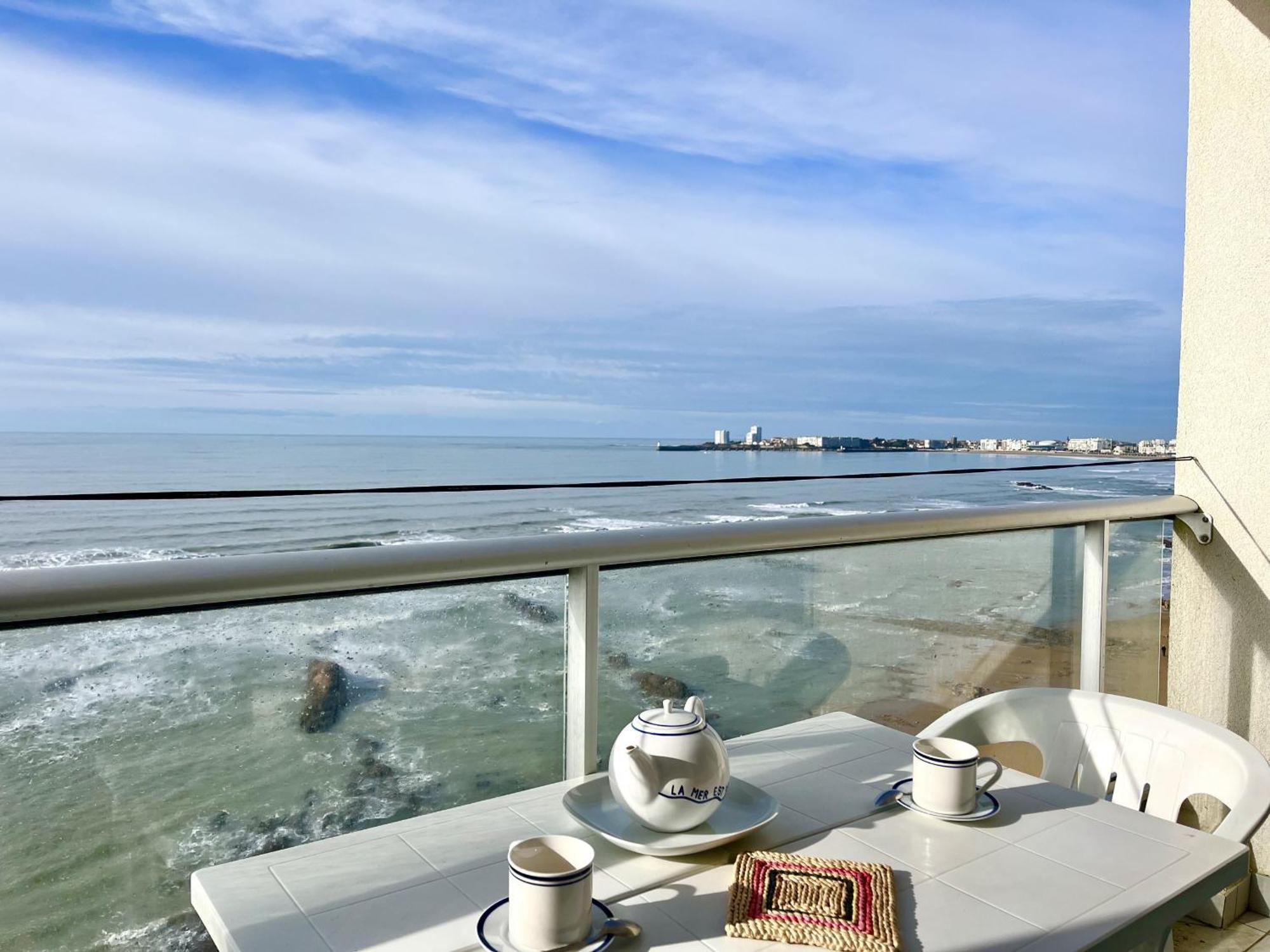 Joli Appartement Avec Vue Imprenable Sur La Baie Des Sables - 4 Pers Les Sables-dʼOlonne Extérieur photo